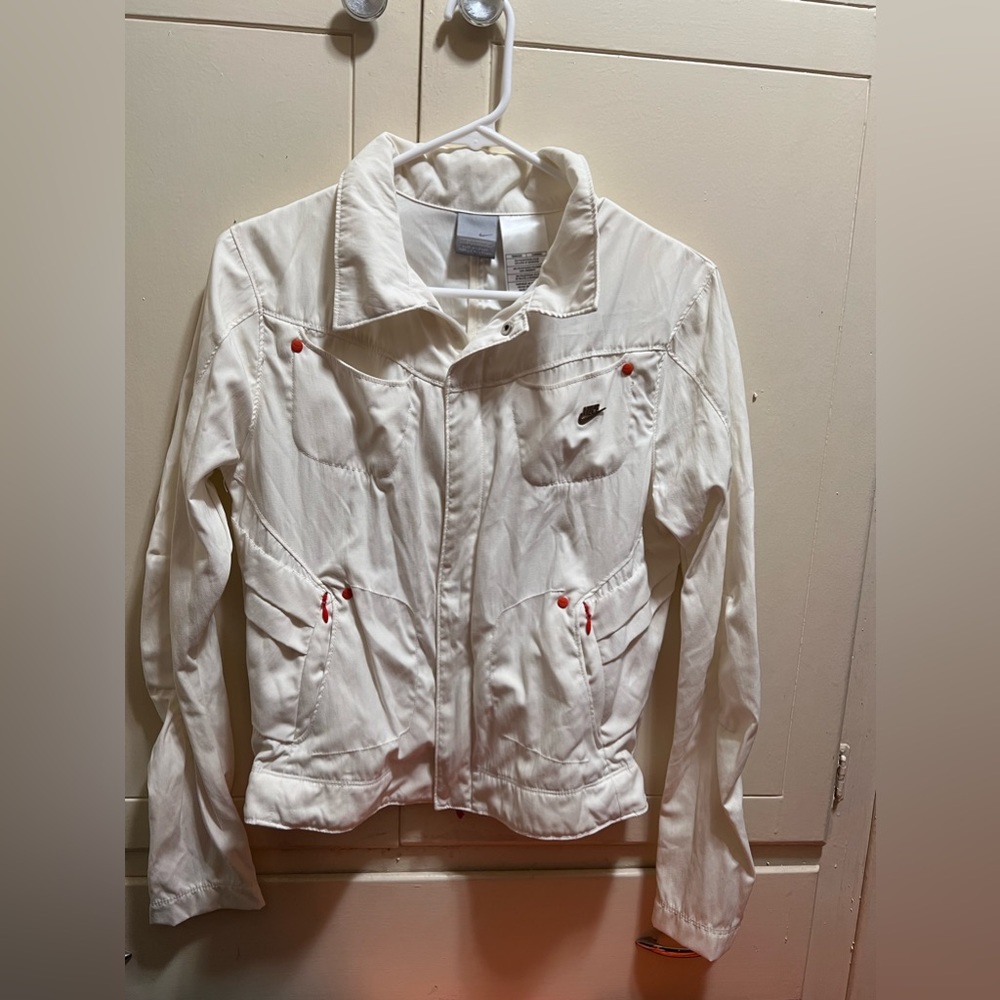 Nike Soft White Running Jacket